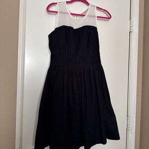 LOFT white and dark blue Garment